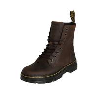 Dr. Martens Botas con cordones 'Combs' marrón oscuro / amarillo 47 EUR