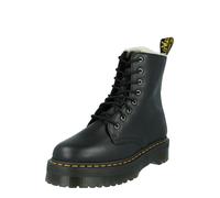 DR MARTENS Mujer Jadon Piel 8 Ojo Cordones Cremallera Plataforma Negro Talla UK