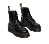 DR. MARTENS Botas con plataforma Jadon de piel lisa. Color Negro