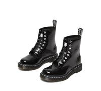 Dr. Martens Botas de moda Jungle 1460 para mujer, Negro -, 37 EU