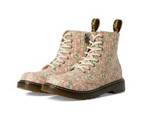 Dr. Martens Botas de moda para niña 1460 Pascal (niño grande), Estampado floral color crema nube, 37 EU