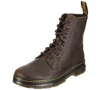Dr. Martens 8 Eye Boot, Botas de Combate Unisex Adulto, Caballo Loco Marrón Oscuro, 39 EU