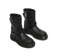 Dr. Martens Botas Genaya Rigger – Botas de motocicleta para niña, Negro, Talla 32