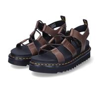 DR MARTENS Botas Nartilla para mujer, Marrón oscuro New Oily Illusion, 36 EU