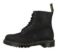 Dr. Martens Botas Pascal de 8 ojos para hombre 1460, Cuero encerado negro de grano completo, 48 EU