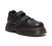 Dr. Martens Buzz Mary Jane para Mujer, Napa fresada Negra., 10