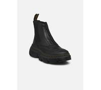 Dr. Martens Botas Chelsea de Plataforma, Cuero Negro, Suela Gruesa con Diseño Tractor, Elástico Lateral (Negro, Sistema tallas calzado EU, Adulto, Números, mediano, 42)