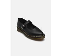 Dr. Martens Zapatos Mary Jane de Cuero Negro, Suela Resistente con Costuras Amarillas, Hebilla Lateral (Negro, Sistema Tallas Calzado EU, Adulto, Números, Mediano, 40)