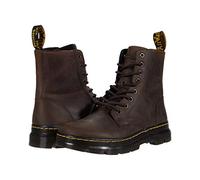 Dr. Martens Hombre 8 Ojales Rangers, Caballo Loco Marrón Oscuro, 43 EU