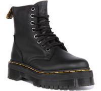 Dr Martens Jadon III Unisex 8 Ojetes Plataforma De Cuero Bo En Negro EU 36-42