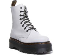 DR MARTENS Jadon Liso 8 Ojo Unisex Suela con Cordones en Blanco Talla UK 3-8
