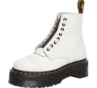 Dr. Martens Jungle Boot, Botas de Combate Mujer, White Milled Nappa, 36 EU