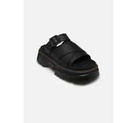 DR. MARTENS Mules con plataforma Mattison de piel Athena. Color Negro