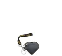 Dr. Martens Micro Bolso de mano Heart Black Kiev 11 x 10 cm Cuero Negro con Llavero