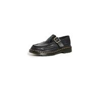 Dr. Martens Mocasín Adrian con barra en T unisex para adultos, Negro -, 8 Women/7 Men