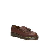 Dr. Martens Mocasines Unisex de Cuero Adrian Yellow Stitch para Adultos, Anacardo (Cashew), 11 Women/10 Men