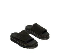 DR. MARTENS Mules ZebZag de ante. Color Negro