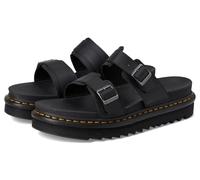 Dr. Martens Myles Black Brando Sandalia, Athena negra, 8 Women/7 Men