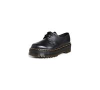Dr. Martens Oxford 1461 para Mujer, Negro Negro Virginia 001, 40