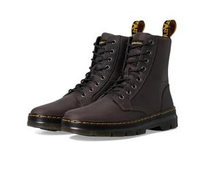 Dr. Martens Peines de Piel para Hombre, Plataforma de Saddleback, Talla 41 EU, Negro, 41 EU
