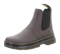 Dr. Martens Plataforma para hombre Embury Gunmetal SaddlebackPlatform, Negro, 44 EU