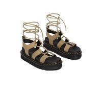 Dr. Martens Sandalia Nartilla Nubuck para mujer, Savannah Tan, 37 EU