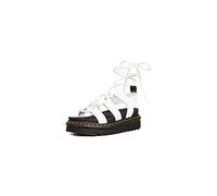Dr. Martens Sandalia Nartilla para mujer, Blanco, 40 EU