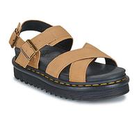 Dr. Martens Sandalias Voss II de mujer brocado destalonado con hebilla marrón 40 EU