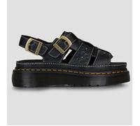 Dr. Martens Sandalias con plataforma Wrenlie Sandal Black Grizzly in Negro 38