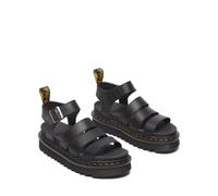 DR. MARTENS Sandalias de piel Athena Blaire. Color Negro
