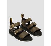 DR. MARTENS Sandalias Gryphon de piel Wyoming. Color verde aceiutuna