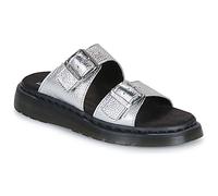 Dr. Martens Sandalias Josef Slide Silver Metallic Tumble in Plata 38