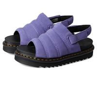 Dr. Martens Sandalias Kole unisex para adultos, Gamuza púrpura crepúsculo, 8 Women/7 Men