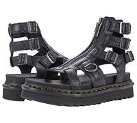 Dr. Martens, Sandalias Mujer, Black Milled Nappa, 36 EU