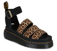 Dr. Martens Sandalias planas Clarissa II Quad Sandal Mini Leopard in Negro 36
