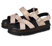 Dr. Martens Voss II para mujer, Rosa en polvo dorado, 38 EU