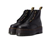 DR MARTENS Sinclair Max Mujer Delantero Cremallera Botas En Negro Números 3-8