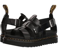 Dr. Martens Terry, Sandalias de Punta Abierta Mujer, Black Brando, 38 EU