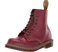 Dr. Martens Vegan 1460, Botas Clásicas Mujer, Rojo (Cherry Red 600), 46 EU