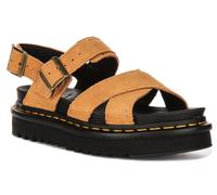 DR MARTENS Voss II Rub Suela con Tira Trasera Hebilla Mujer Sandalia En Marrón