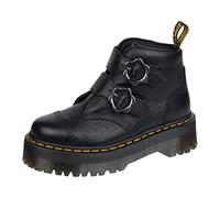 Dr. Martens Women's Devon Flower Ankle Boot, Black, 38 EU