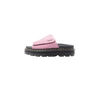 DR. MARTENS Mules de nobuk ZebZag. Color rosa