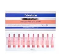 Dr.Melaxin Ampolla Protectora Necksphalt Ecm Para El Cuello, Antienvejecimiento, Reafirmante Y Antiarrugas, Para Un Tono De Piel Uniforme Y Efecto Lifting, 14 Ml (Paquete De 1) Blanco