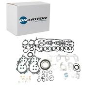 DR.MOTOR AUTOMOTIVE DRM10203SL - Juego completo de juntas para motor con cigüeñal con anillo de obturación de aceite y árbol de levas con junta de culata con junta de vástago de válvula sin con