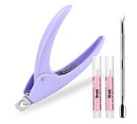 Dr.nail Cortador de uñas acrílico profesional ajustable para uñas postizas, cortaúñas falsas, recortador de puntas de uñas para arte de uñas artificiales, herramientas de manicura, herramienta de clip