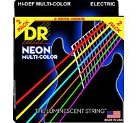 Dr neón - Cuerdas para guitarra en colores de neón 10-46
