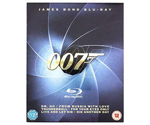 Dr. No / From Russia with Love / Thunderball / Live and Let Die / For Your Eyes Only / Die Another Day (BOX) [6Blu-Ray] [Region Free] (Audio español)