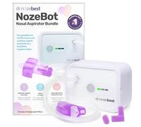 Dr. Noze Best NozeBot | Aspirador nasal eléctrico para bebés | Succión de grado hospitalario | Succión nasal y aspiradora nasal | Seguro para bebés y niños pequeños (congestión leve a severa - El