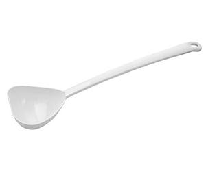 Dr. Oetker 2713 - Cucharón (30 cm, nailon, resistente al calor y apto para lavavajillas), color blanco