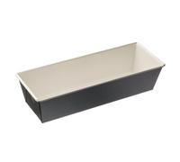 Dr. Oetker, 30x11,5x7,5cm, Molde rectangular plumcake en acero reforzado con cerámica y revestimiento antiadherente especial, 1ud, Gris marengo y crema